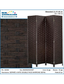 SEPARE' 4ANTE 180x40 MARRONE DOUBLE FACE
