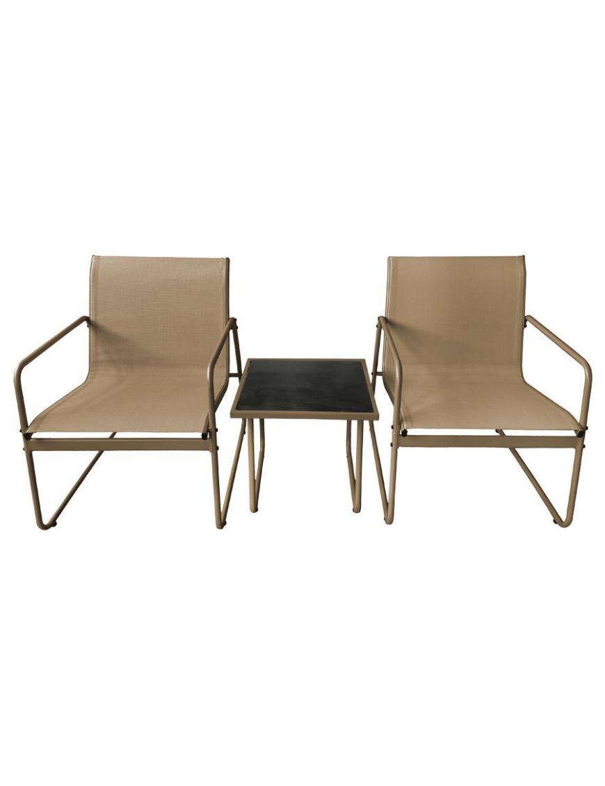 SET 3pezzi 2 POLTRONE+TAVOLINO BEIGE