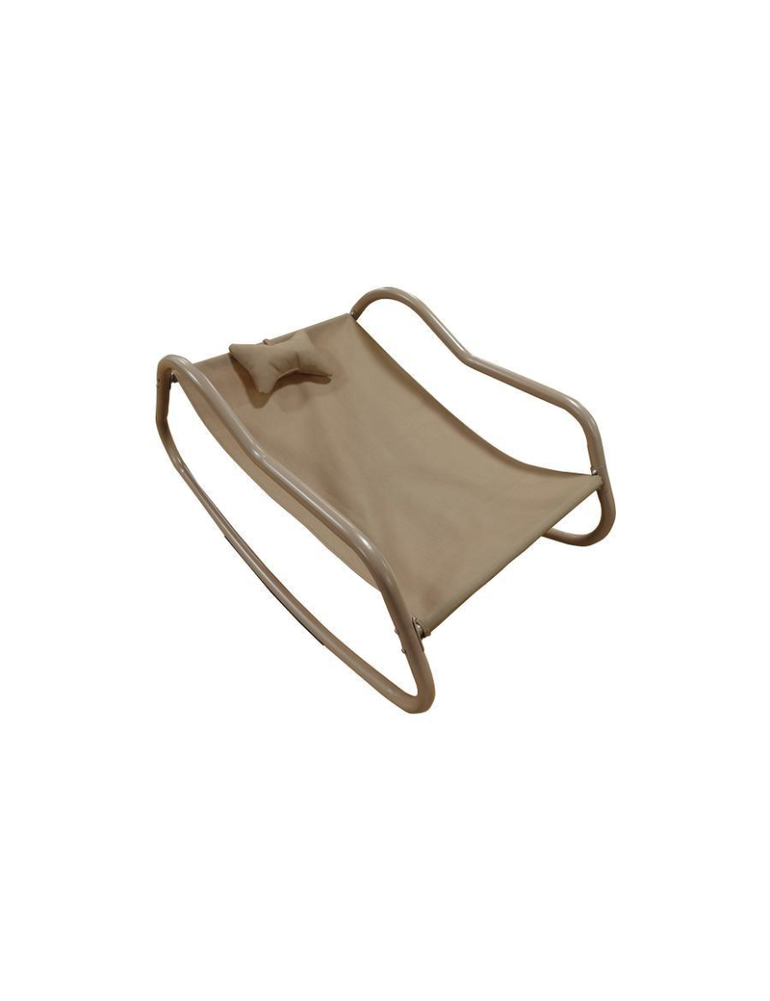 SDRAIO IN TEXTILENE CON CUSCINO  134x78x65 BEIGE