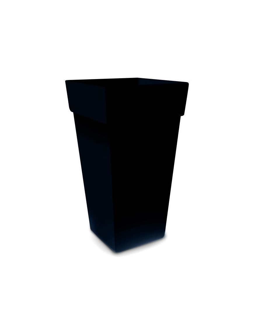 L.MELROSE ANTRACITE VASO QUADRO 30x30x41