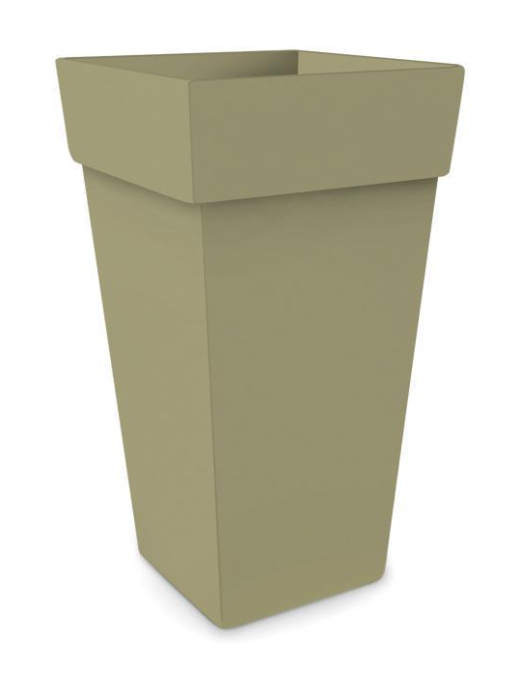 L.MELROSE TORTORA VASO QUADRO 30x30x41cm