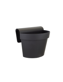 L.MELROSE ANTRACITE VASO ESPRIT 30x20x20