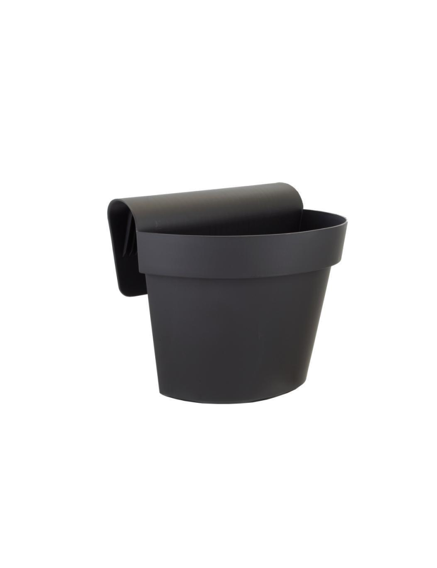 L.MELROSE ANTRACITE VASO ESPRIT 30x20x20