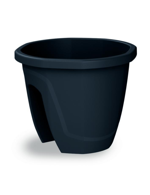 L.NIZZA ANTRACITE VASO d.30xh.24cm