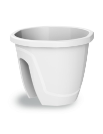 L.NIZZA BIANCO VASO d.30xh.24cm
