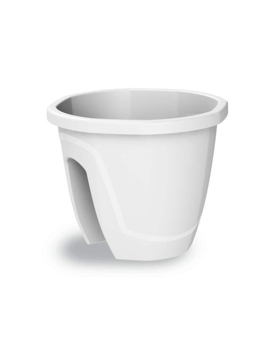 L.NIZZA BIANCO VASO d.30xh.24cm