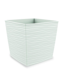 L.AURORA BIANCO VASO CUBE 20x20x17,3cm