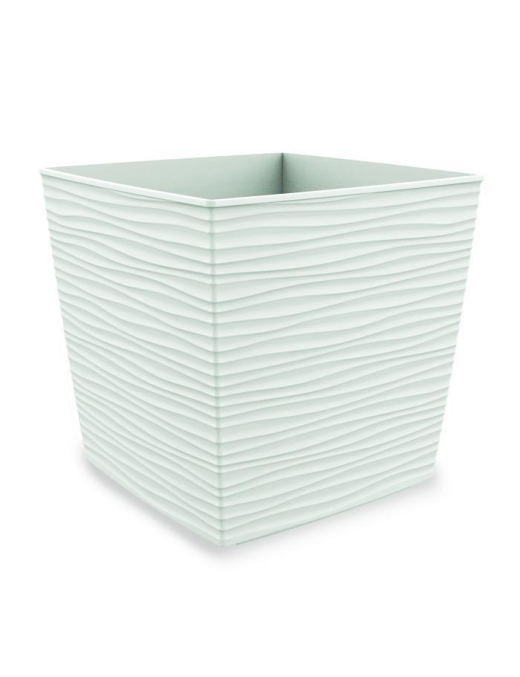 L.AURORA BIANCO VASO CUBE 20x20x17,3cm