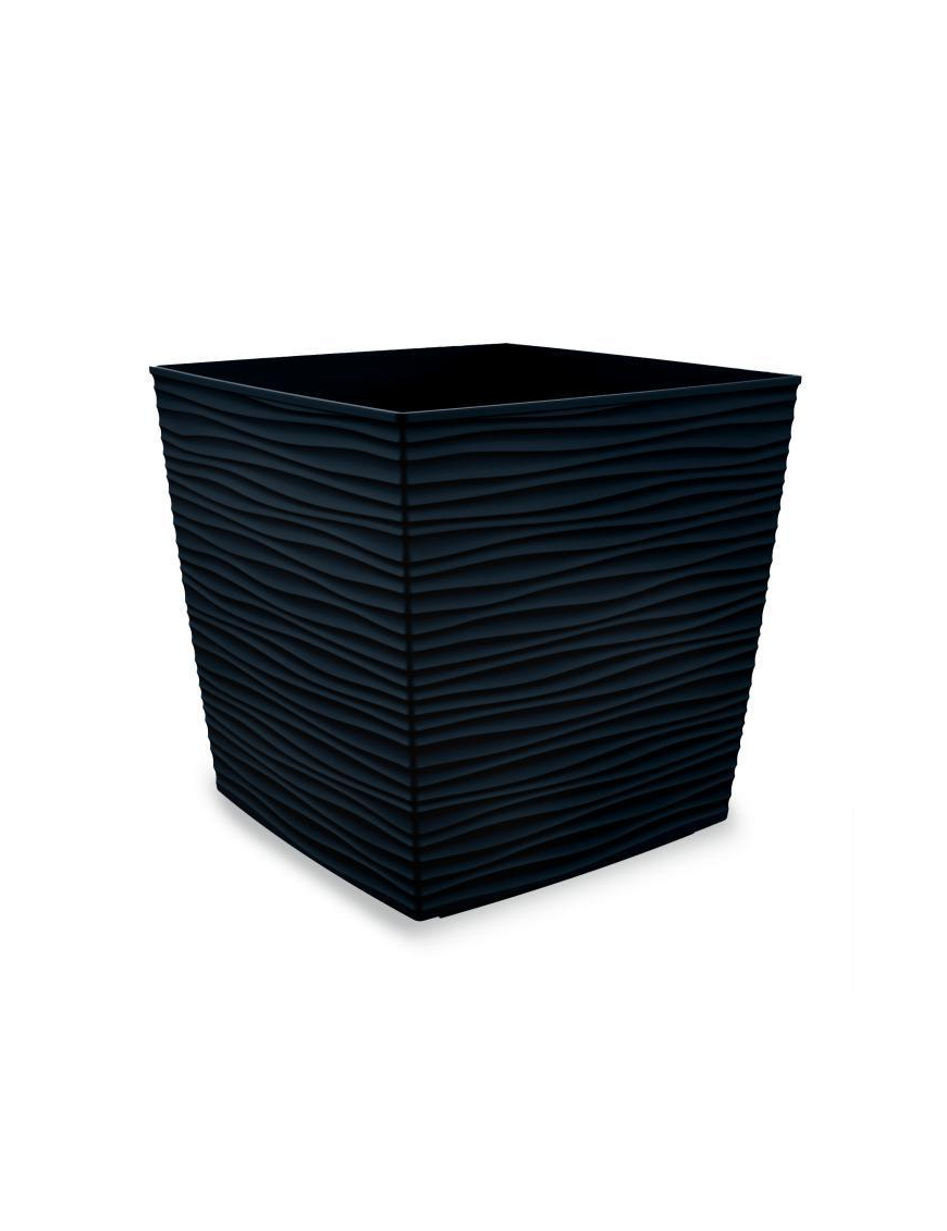 L.AURORA ANTRACITE VASO CUBE 20x20x17,3c