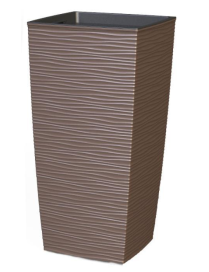 L.AURORA TORTORA VASO 25x25x46,5cm