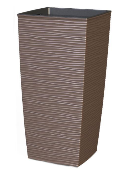 L.AURORA TORTORA VASO 25x25x46,5cm