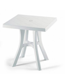 WHITE DADDY CONTRACT TABLE 70x70 CENTIMETERS
