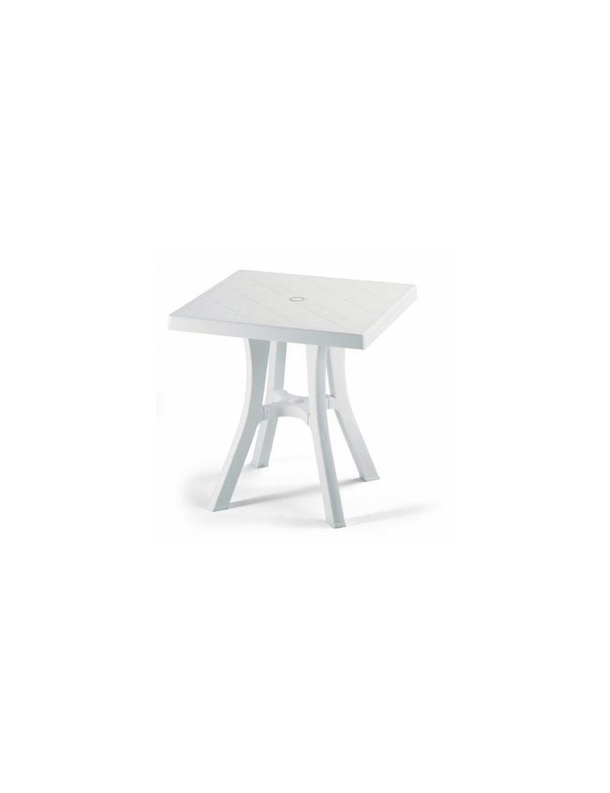 WHITE DADDY CONTRACT TABLE 70x70 CENTIMETERS