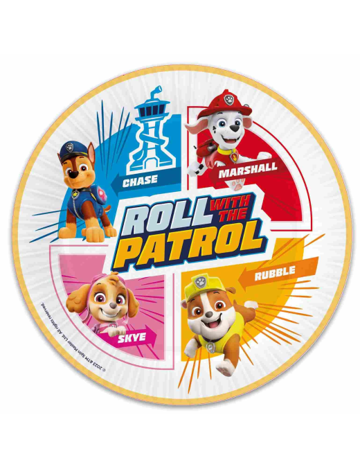 PAW PATROL PIATTI 23cm 8pz PP001B