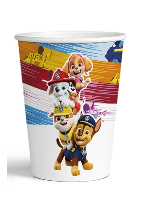 PAW PATROL BICCHIERI 250ml 8pz PP002B