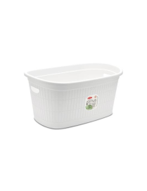 L.DOMUS CESTA 35lt 58x38x28 BIANCO 91100