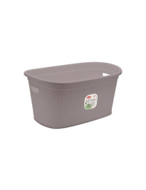 L.DOMUS CESTA 35lt 58x38x28 GREIGE 91101