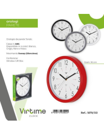 OROLOGIO PARETE ABS d.30cm 1879/00