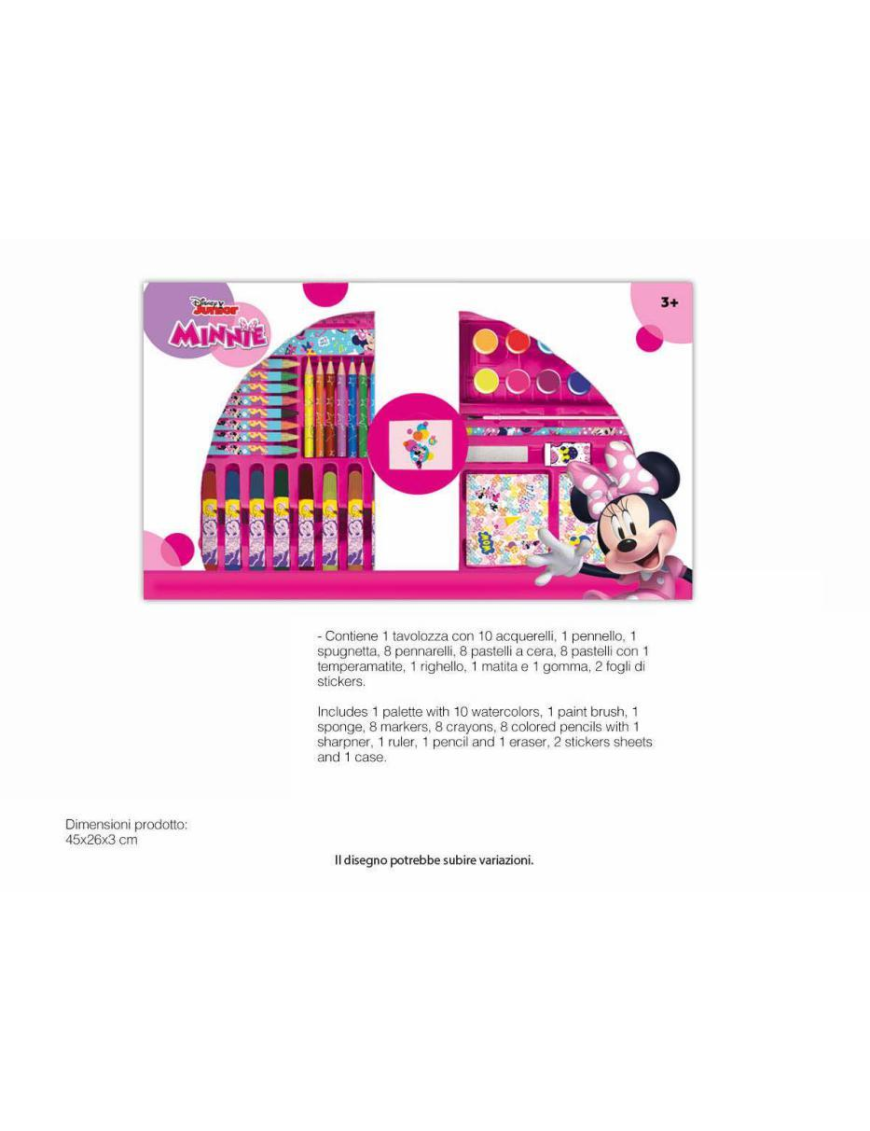 MINNIE VALIGETTA COLORI 52pezzi