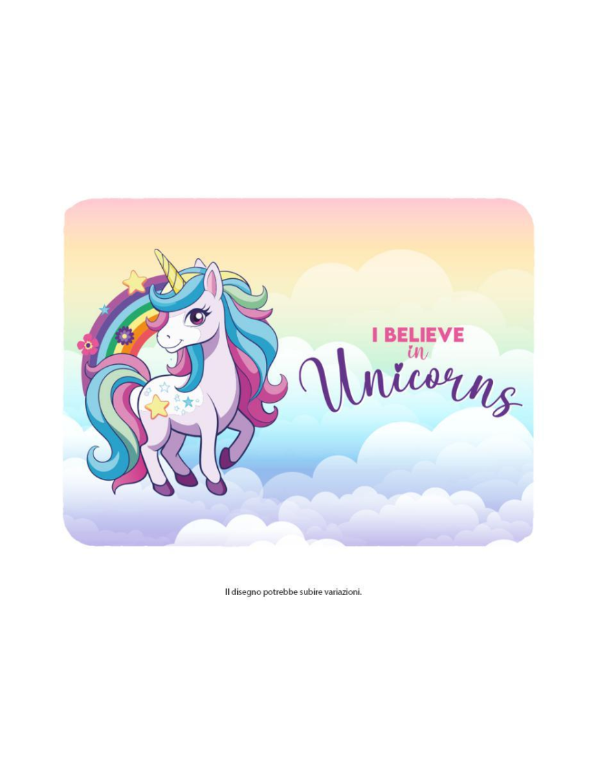 UNICORN FABRIC PLACEMAT 40x30cm