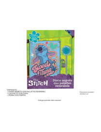 STITCH DIARY WITH REVERSIBLE SEQUINS