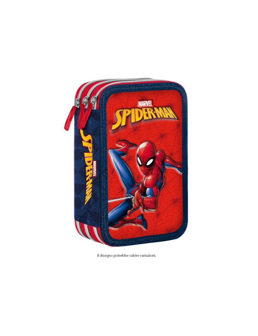 SPIDERMAN ASTUCCIO 3ZIP GIOTTO