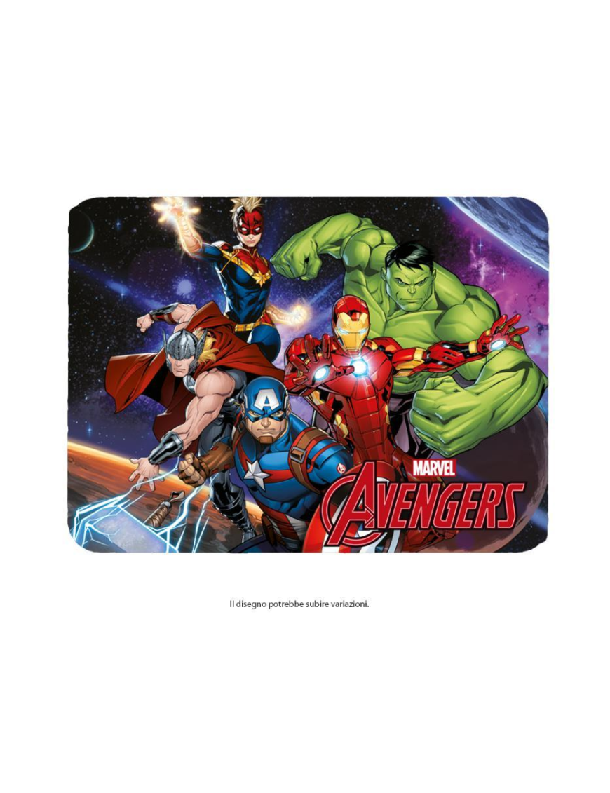 AVENGERS TOVAGLIETTA TESSUTO 40x30 cm