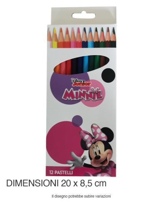 MINNIE COLORI A MATITA 12pezzi