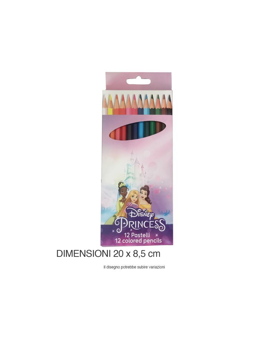PRINCESS COLORI A MATITA 12pezzi