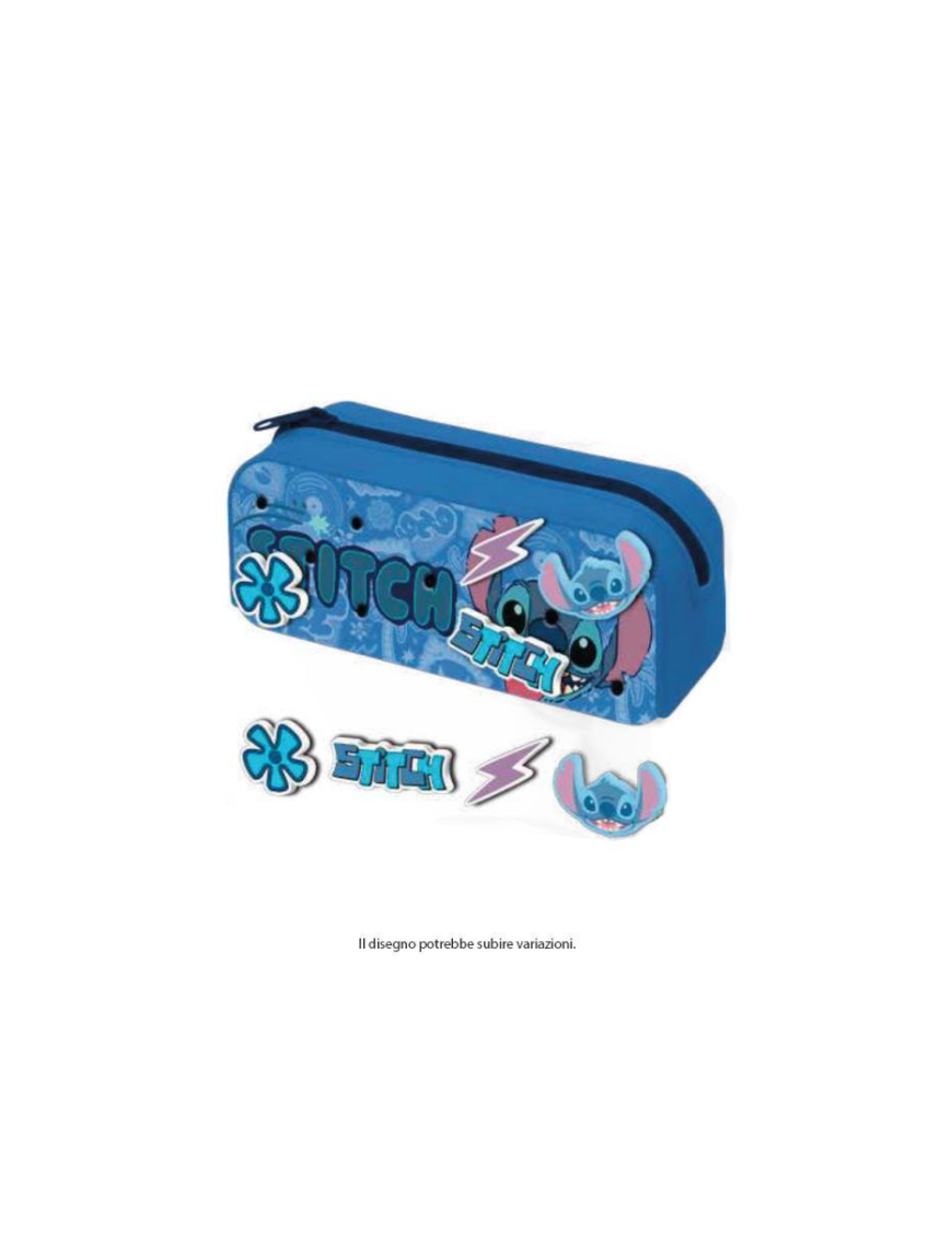 STITCH  BOY ASTUCCIO SILICONE CON PATCH