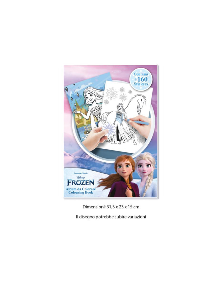 FROZEN COLOURING BOOK
