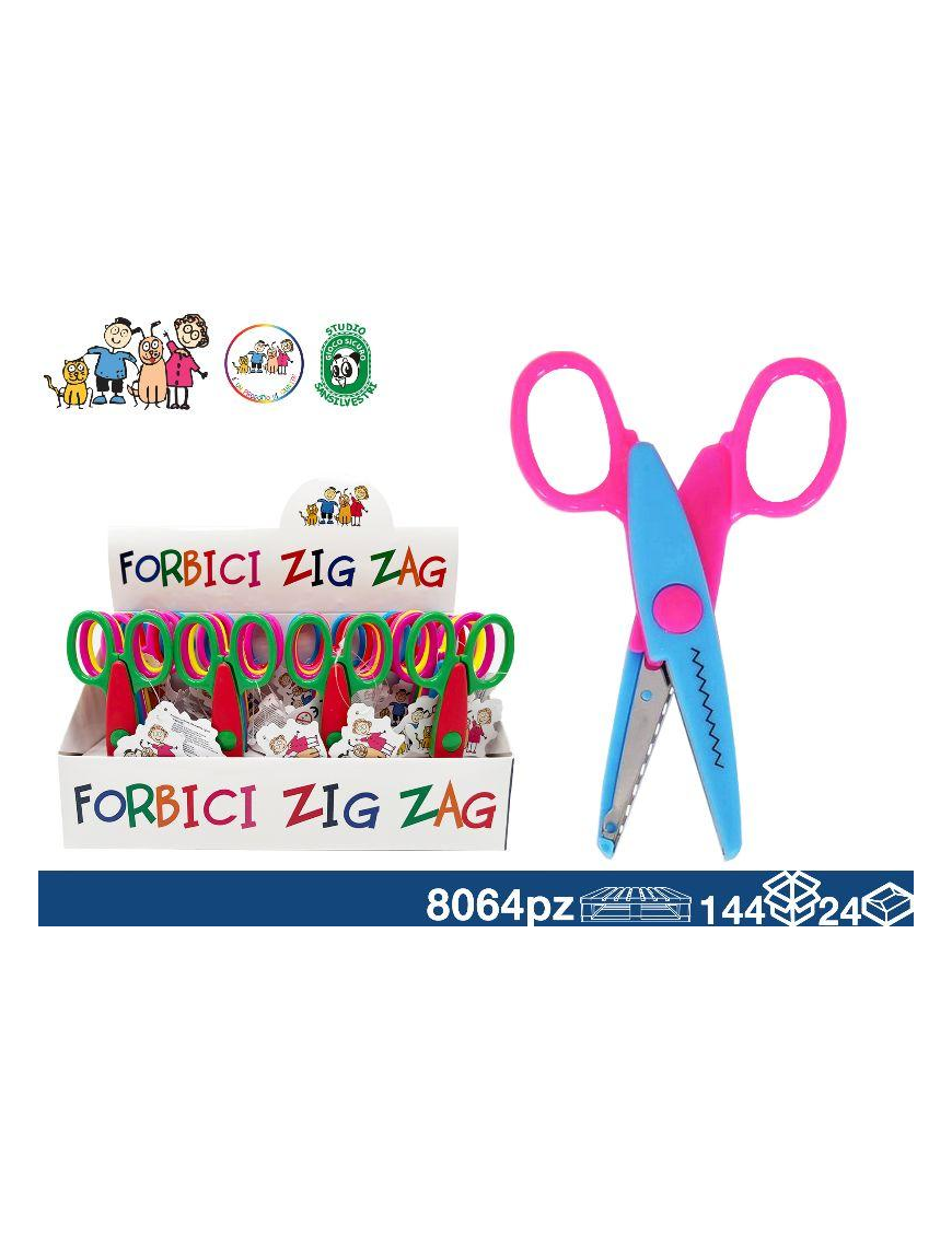 ZIG-ZAG SCHOOL SCISSORS