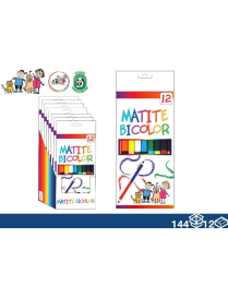 COLORI PASTELLO BICOLOR 12pezzi