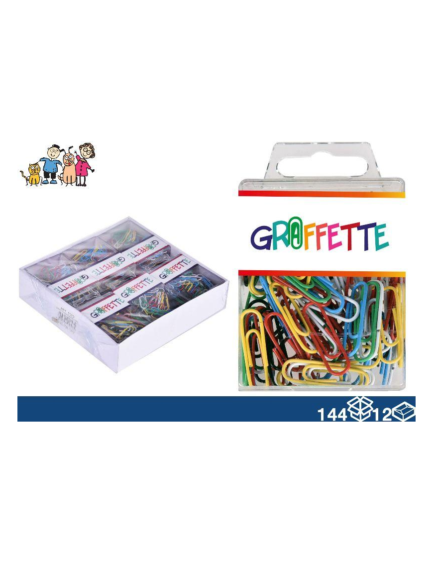 ASSORTED COLORED PAPER CLIPS