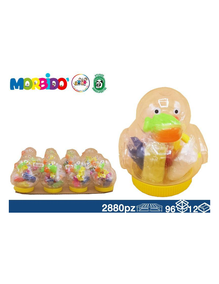 Mini Daisy Duck Plasticine 6 pieces + 2 assorted shapes