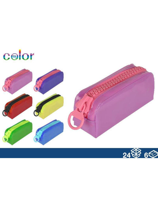 TOMBOLINO BIG PVC CASE 19x7cm ASSORTED COLORS