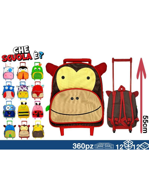 MY TROLLEY 39cm FANTASY ASSORTED ANIMALS
