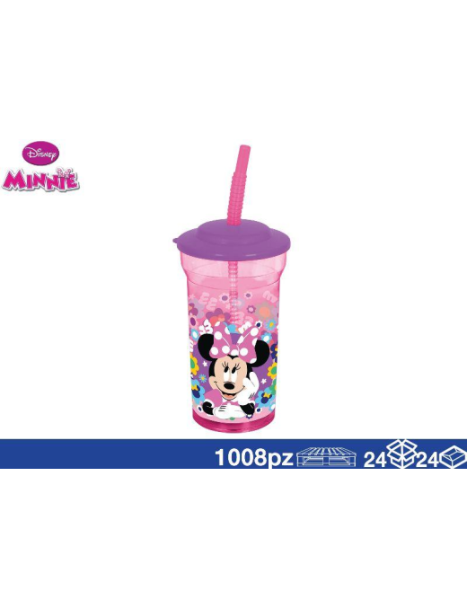 MINNIE BICCHIERE CON CANNUCCIA 460ml