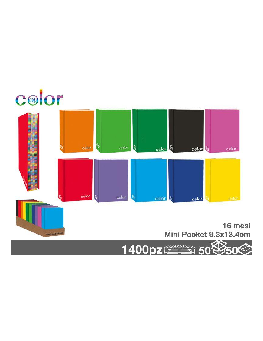 DIARIO MYCOLOR 9x13cm 16M