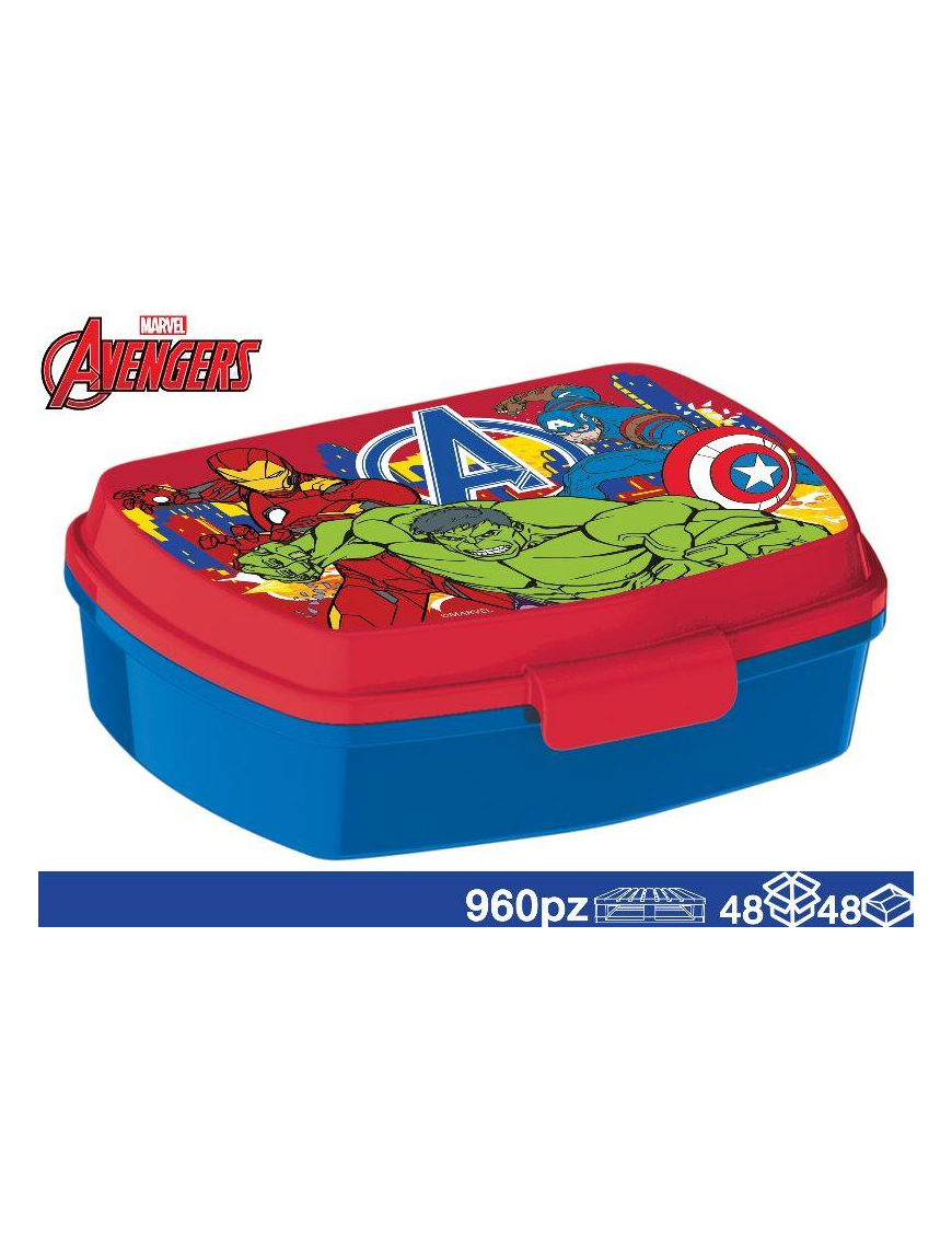AVENGERS PORTAPRANZO RETTANGOLARE