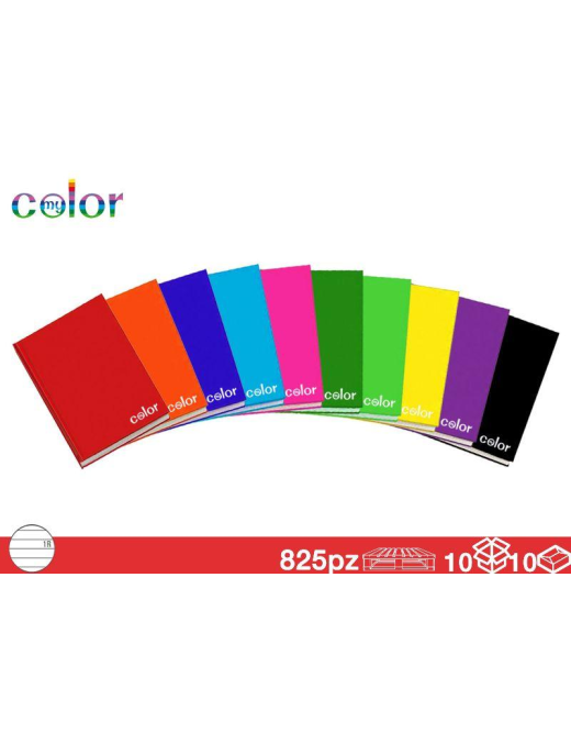 MYCOLOR MAXI NOTEBOOK 60 SHEETS 1 LINE
