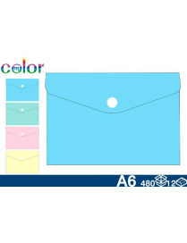 PASTEL DOCUMENT ENVELOPE 15x11cm A6