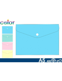 PASTEL DOCUMENT ENVELOPE 21x15cm A5