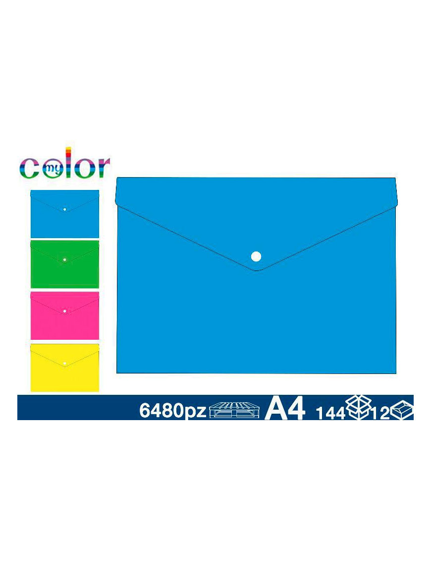 FLUO DOCUMENT ENVELOPE 34x23cm A4