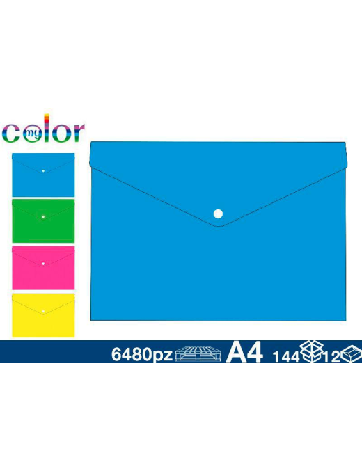 FLUO DOCUMENT ENVELOPE 34x23cm A4