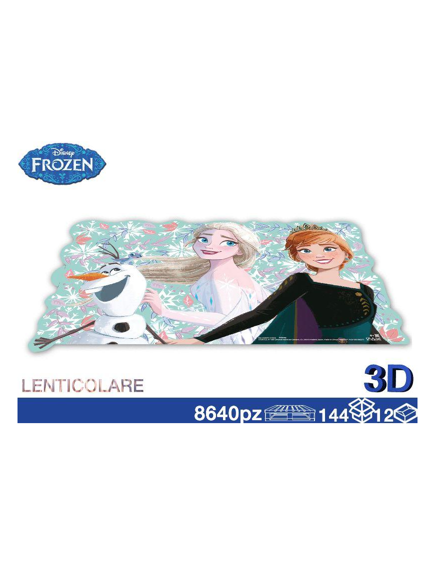 FROZEN 3D LENTICULAR PLACEMAT