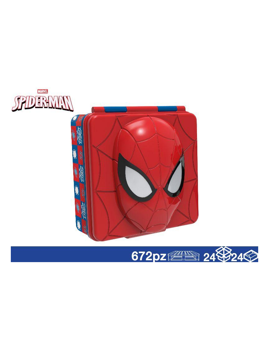 SPIDERMAN 3D LUNCH BOX