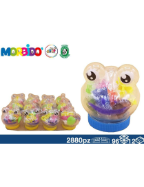 PLASTILINA MINI FROG 6pezzi+2 FORMINE
