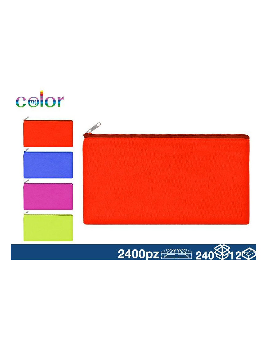 ASTUCCIO BUSTINA MONOCOLORE 21x10cm FLUO