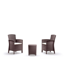 L. BROWN RATTAN LIDO TERRACE SET